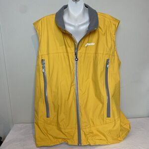Atlantis WeatherGear Marblehead Raincoat  Vest Men’s XL yellow sportswear
